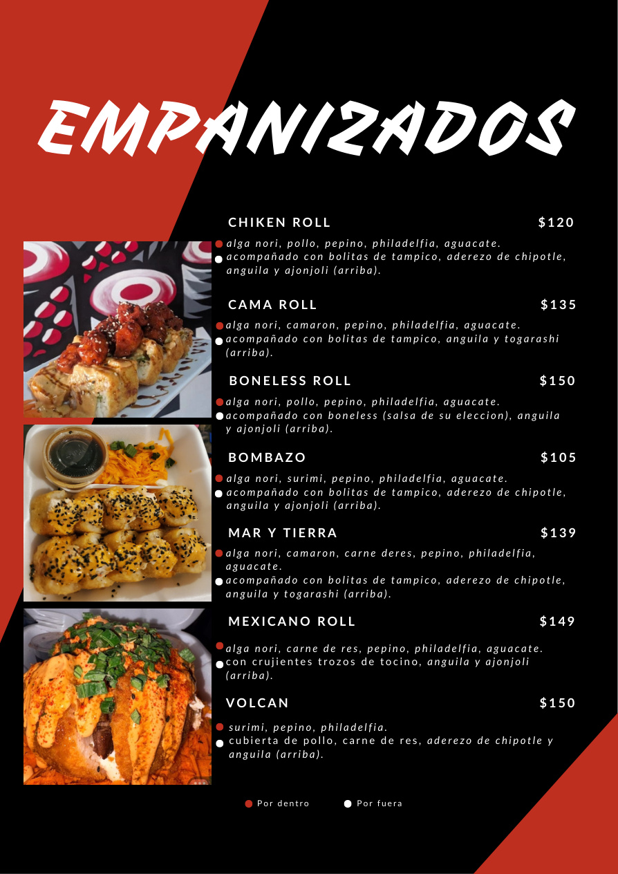 Dragon Sushi - página 4 del menú