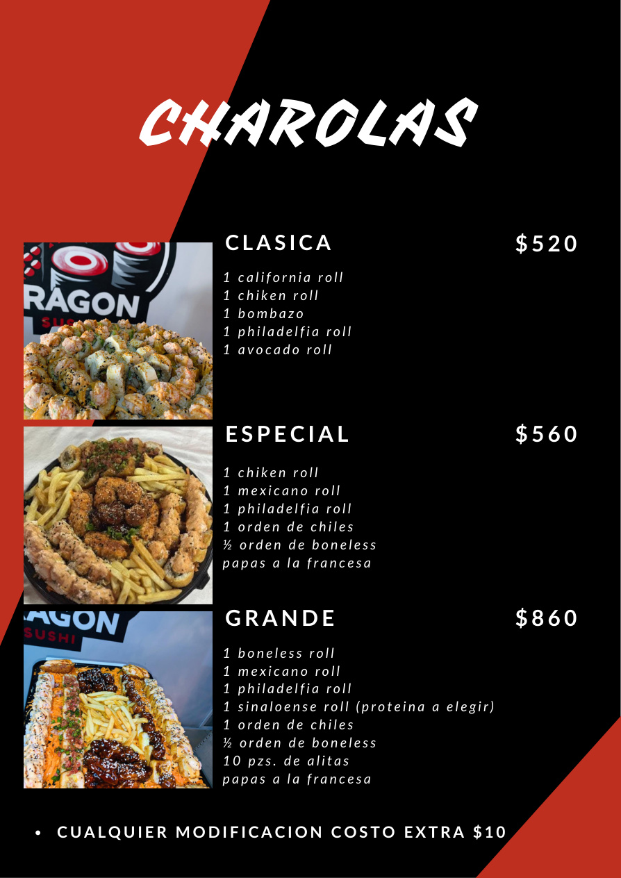 Dragon Sushi - página 9 del menú